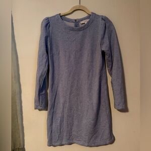 LOFT long-sleeve dress with puff sleeves